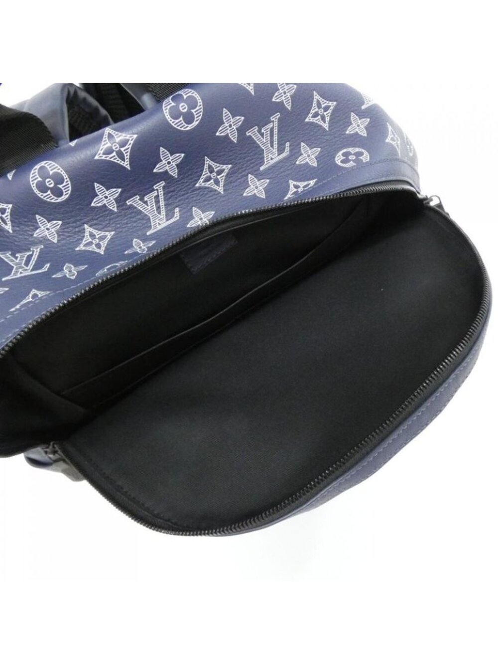 Louis Vuitton Monogram Shadow Discovery Backpack PM Sac Navy Bleu - Picture 6 of 6